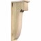 Ekena Millwork Del Monte Rough Sawn Corbel w/Backplate, Douglas Fir, 6"W x 14"D x 30"H COR06X14X30DEL01RDF - alternate 1